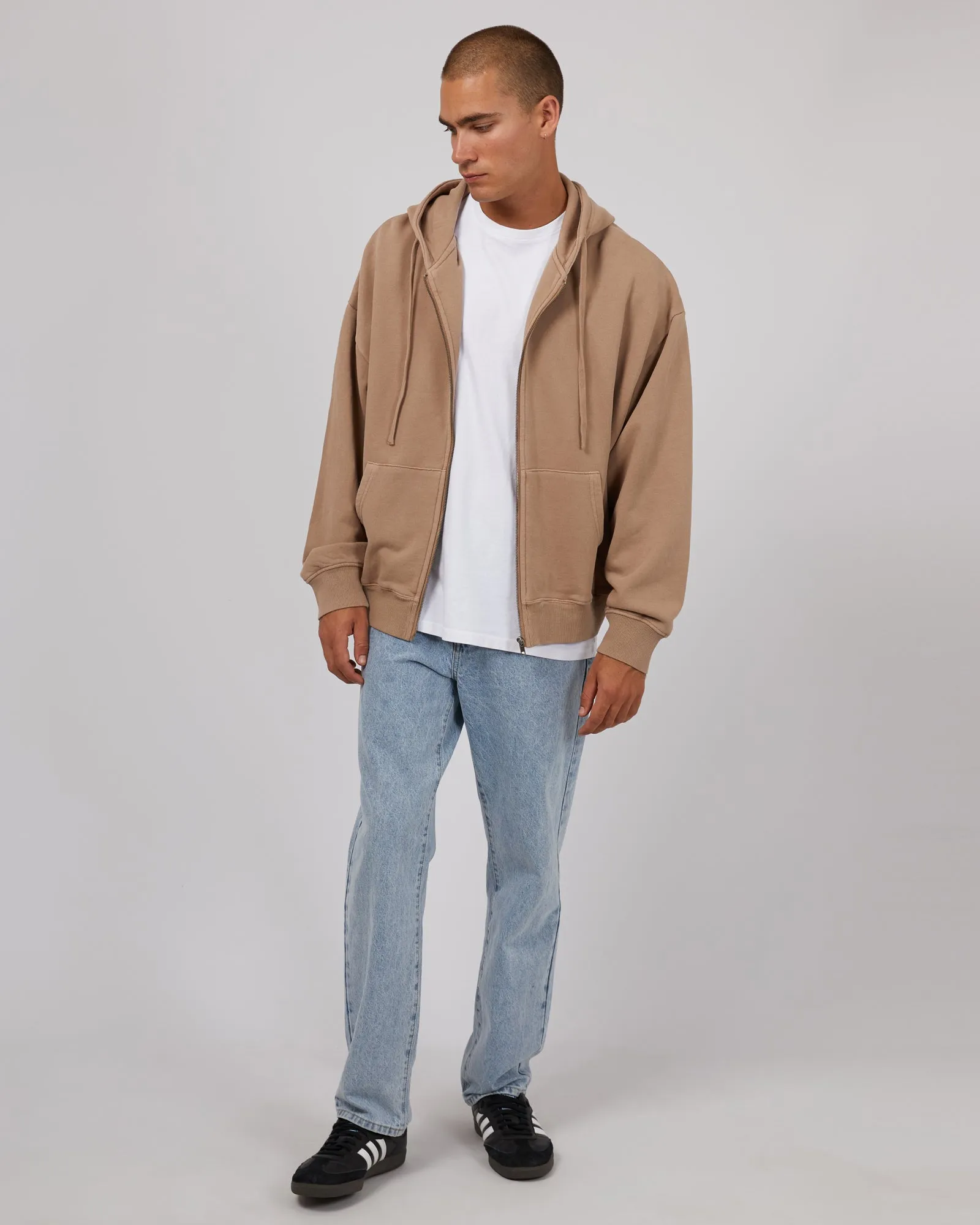Zip Hoodie Brown